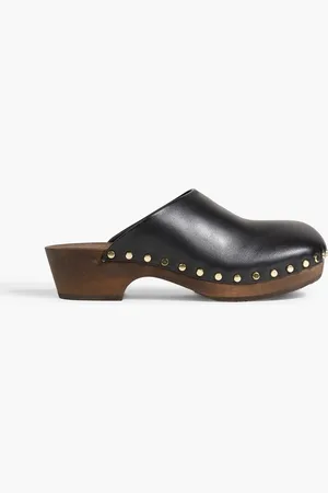 Khaite Lucca Clogs aus Leder mit Nieten - - EU 39.5