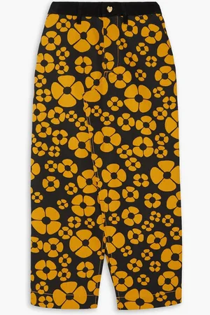 Carhartt Midirock aus Baumwoll-Canvas mit floralem Print - - M