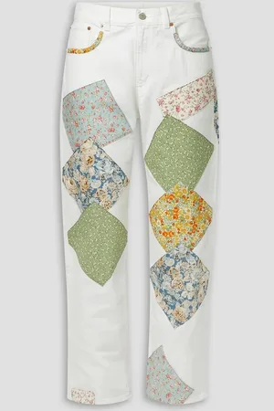 Denimist Boyfriend-Jeans in Patchwork-Optik - - 25