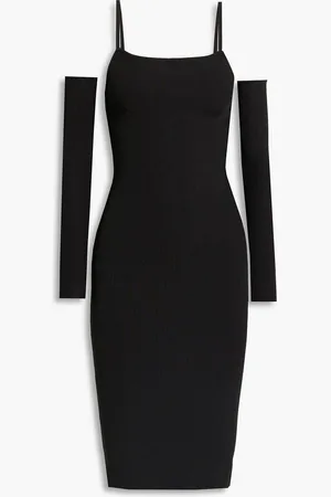 ALICE+OLIVIA Alice Olivia - Wandelbares Kleid aus Rippstrick - - L