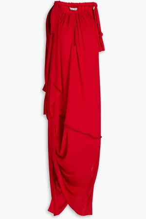 Acne Studios Asymmetrisches Midikleid aus Jersey mit Drapierung - - S
