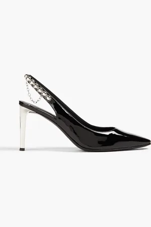 Giuseppe Zanotti Kurtney 85 Slingback-Pumps aus Lackleder mit Verzierung - - EU 35
