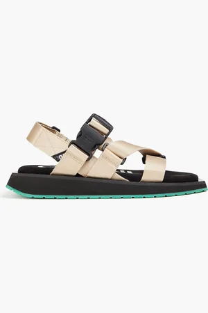 Ganni Sandalen aus Ripsband - Neutral - EU 39