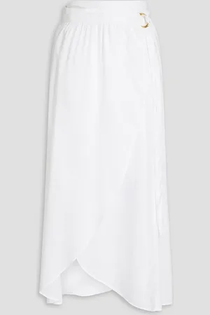 Melissa Odabash Devlin Midi-Wickelrock aus Voile - - L
