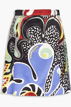 Moschino Bedruckter Minirock aus einer Baumwollmischung - - IT 38