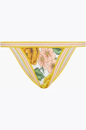 ZIMMERMANN Poppy tief sitzendes Bikini-Höschen mit floralem Print - - 0