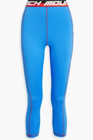 Aztech Next To Skin Cropped Leggings aus Stretch-Jersey - Blau - L