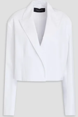 Fabiana Filippi Spencer Blazer aus Baumwollpopeline - - IT 40