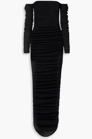 Altuzarra Trikera schulterfreies Maxikleid aus gerafftem Stretch-Jersey - - XS