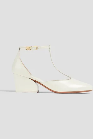 ZIMMERMANN Pumps aus Lackleder - Weiß - EU 36