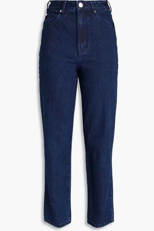 Meadows Hoch sitzende Karottenjeans mit Verzierung - Blau - 26