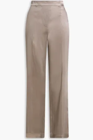 Joseph Tova Hose mit geradem Bein aus Seidensatin - Neutral - FR 42