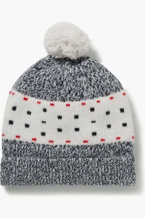 Arch4 Saalbach Beanie aus Kaschmir-Jacquard - Blau - ONESIZE