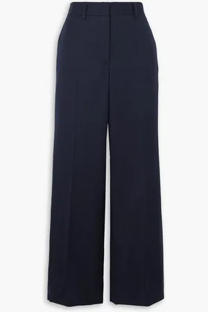 BRIONI Hose mit geradem Bein aus Woll-Twill - Blau - IT 36