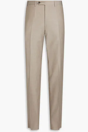 CANALI Hose aus meliertem Woll-Twill - Neutral - IT 44