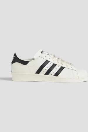 adidas Superstar 82 Sneakers aus Leder mit Streifen - Weiß - UK 11