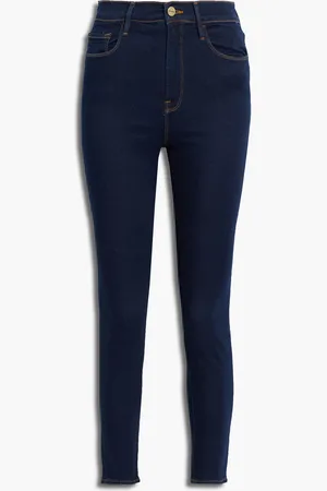 Frame Ali hoch sitzende Skinny Jeans - Blau - 23