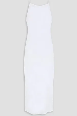 James Perse Midikleid aus Leinen - - 2