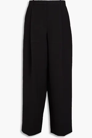 3.1 Phillip Lim Hose mit weitem Bein aus Crêpe mit Falten - - US 6