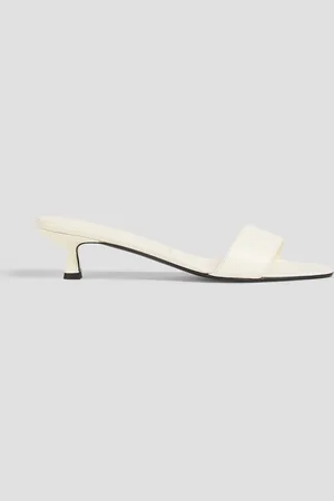 Loulou Studio Atrium Mules aus Leder - Weiß - EU 41