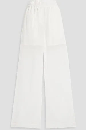 Brunello Cucinelli Hose mit weitem Bein aus Baumwoll-Organdy - - IT 40