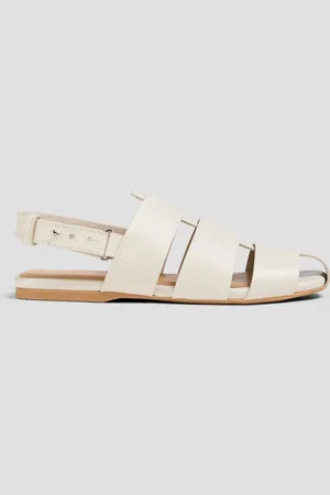 J.W.Anderson Slingback-Sandalen aus Leder - Weiß - EU 38
