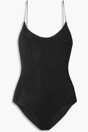 Oseree Lumière open-back metallic swimsuit - - M
