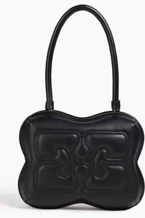 Ganni Butterfly Schultertasche aus gemischtem Leder - - OneSize