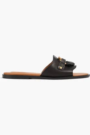 See by Chloé Sandalen aus Leder mit Verzierung - - EU 35