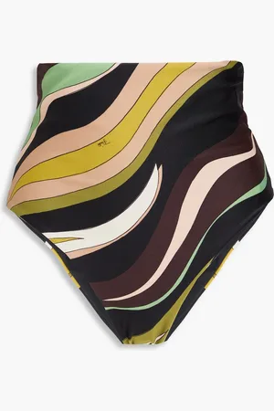 Puccini Bikini-Höschen aus Stretch-Jersey mit Print - - S