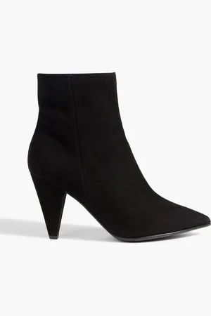 Gianvito Rossi Connie Ankle Boots aus Veloursleder - - EU 40