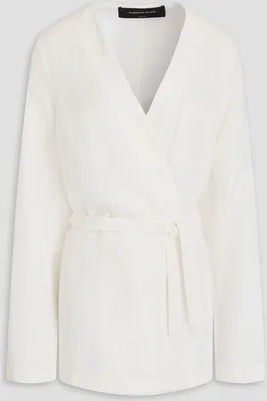 Fabiana Filippi Wickeljacke aus Twill - Weiß - IT 38