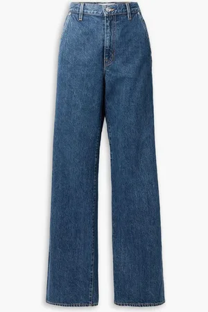 SLVRLAKE Grace hoch sitzende Jeans mit weitem Bein aus Bio-Denim - Blau - 29