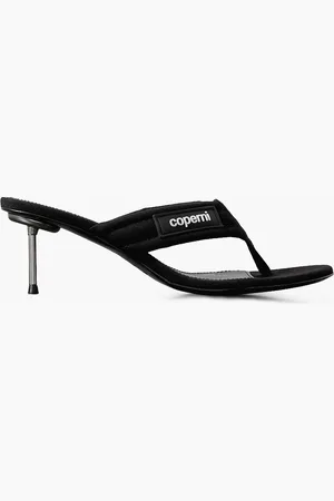 COPERNI Zehensandalen aus Webband mit Logoapplikation - - EU 36