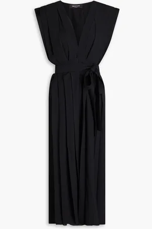 Fabiana Filippi Plissiertes Midikleid aus Crêpe - - XS