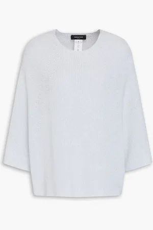 Fabiana Filippi Pullover aus einer Baumwollmischung mit Metallic-Effekt - Grau - XS