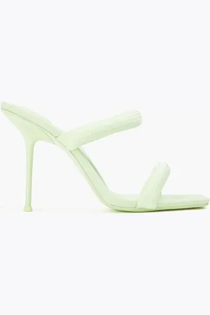 Alexander Wang Julie Sandalen aus Gewebe - Grün - EU 36