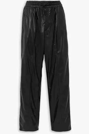Marant Etoile Brina Hose mit geradem Bein aus Kunstleder - - FR 34