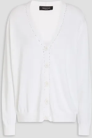 Fabiana Filippi Cardigan aus Baumwolle mit Pailletten - - IT 40