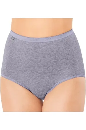 Sloggi Damen Basic Maxi Grau Baumwolle 38 Damen