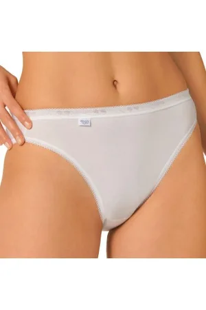 Sloggi 4P Basic Plus Tai Weiß Baumwolle 38 Damen