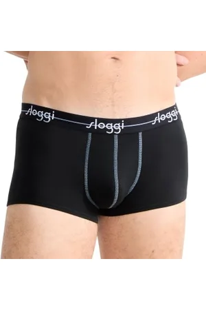 Sloggi 2P For Men Start Hip Schwarz Baumwolle Large Herren