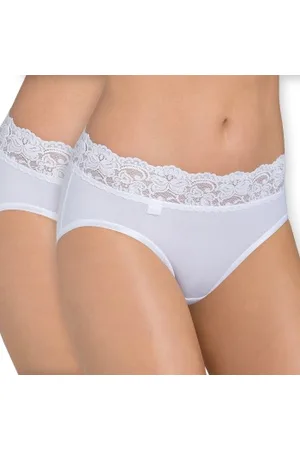 Sloggi 2P Romance Midi Weiß 38 Damen