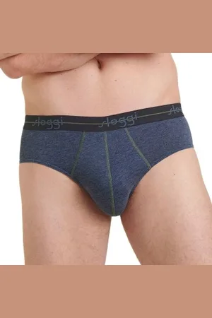 Sloggi 2P For Men Start Midi Schwarz/Blau Baumwolle Large Herren