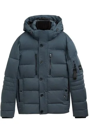 TOM TAILOR Herren Pufferjacke mit abnehmbarer Kapuze