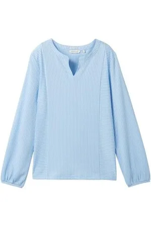 TOM TAILOR Damen Bluse mit Streifenmuster