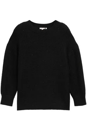 TOM TAILOR Damen Plus Size - Strickpullover mit Pailletten