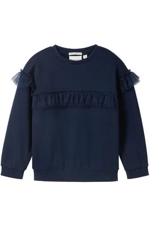 TOM TAILOR Mädchen Tüll Sweatshirt mit Bio-Baumwolle