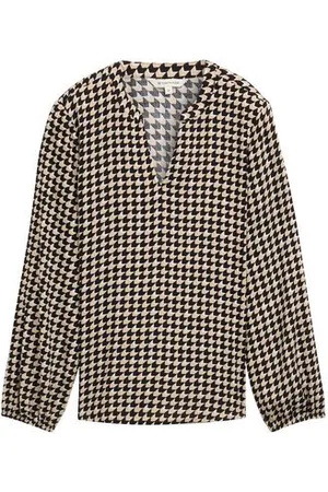 TOM TAILOR Damen Gemustere Bluse