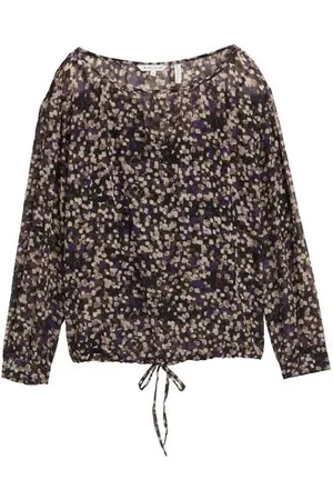 TOM TAILOR Damen Gemusterte Chiffon Bluse
